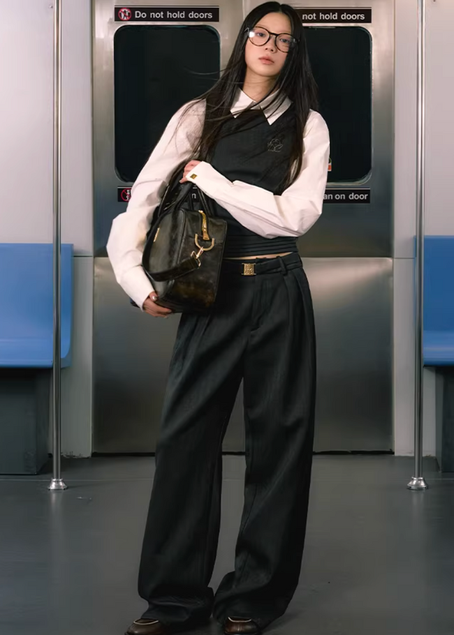 Paris Line Tailored Suit Set Hover Image