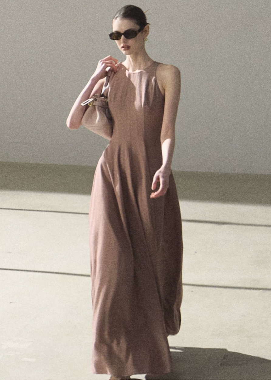 Flowing River Linen Dress