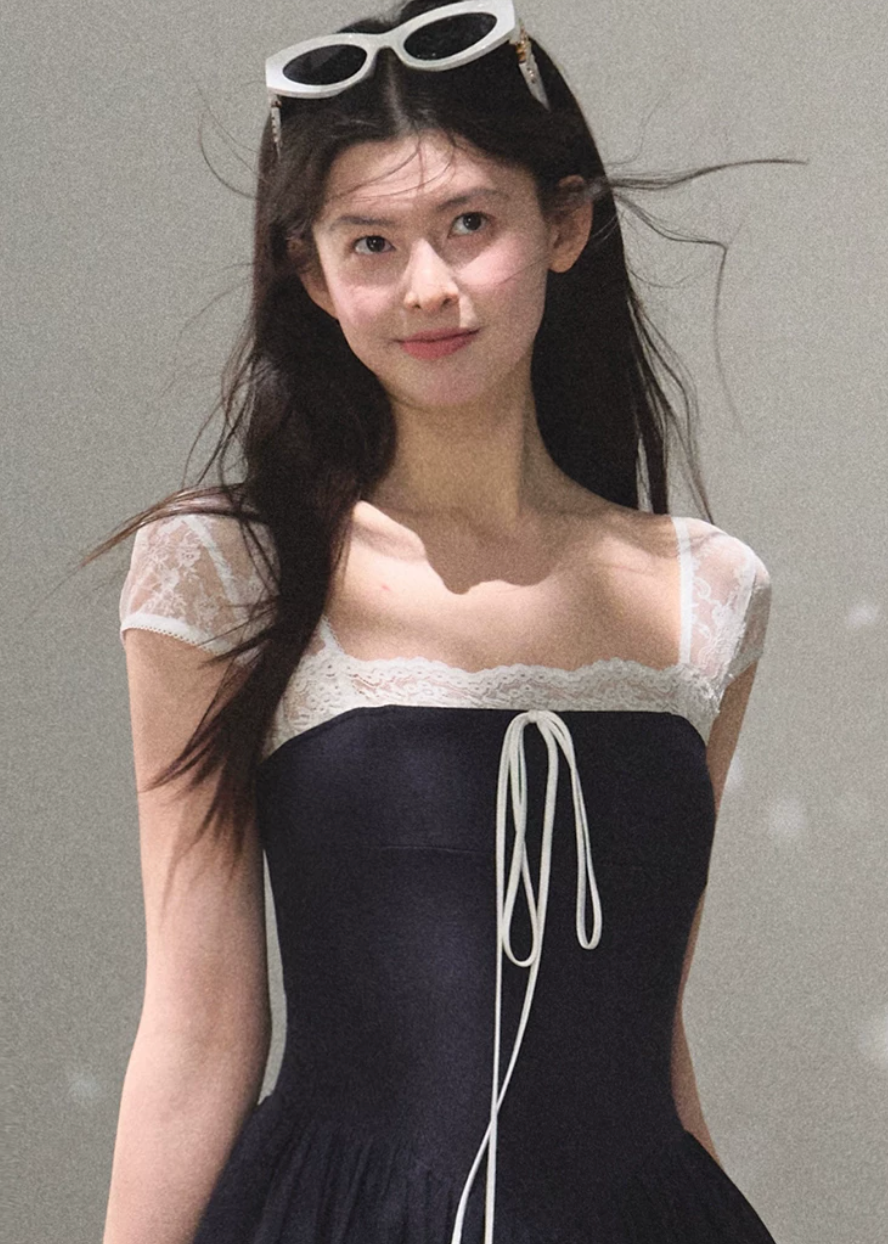 Seaside Lace Slip Dress