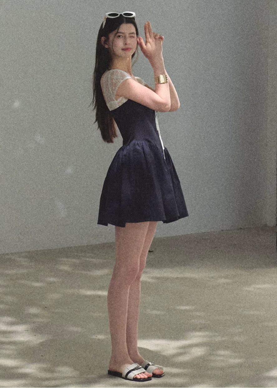 Seaside Lace Slip Dress