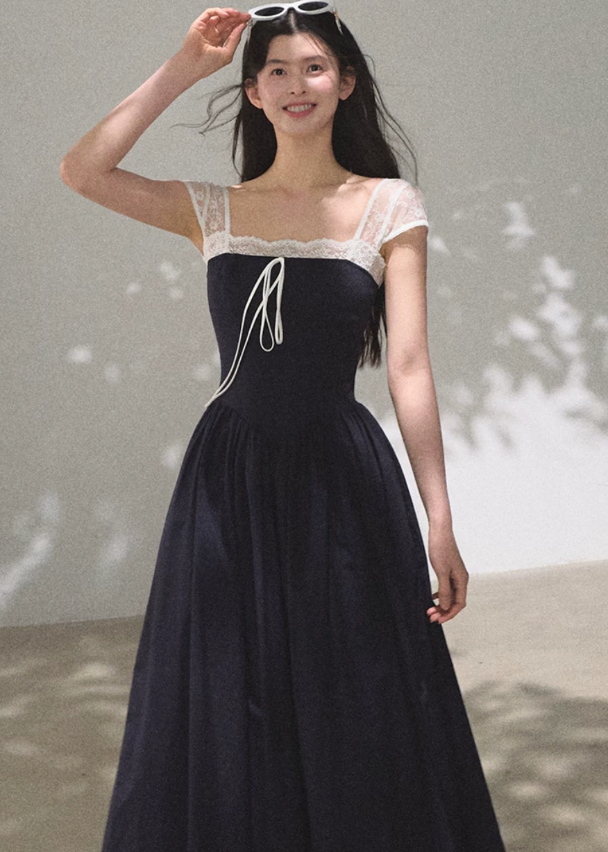 Seaside Lace Slip Dress