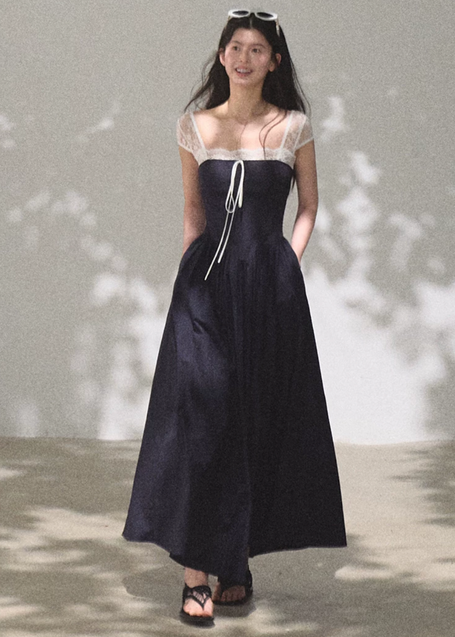 Seaside Lace Slip Dress