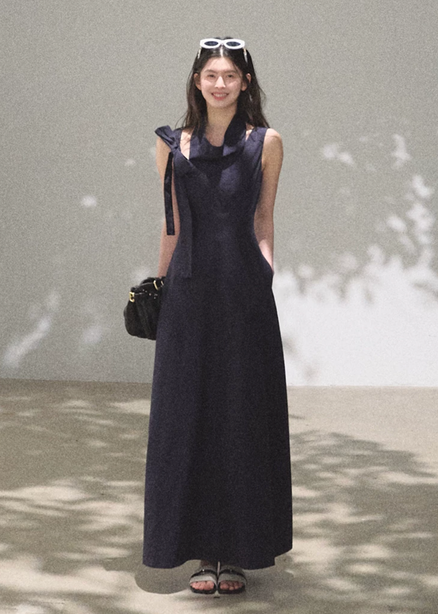 Soft Swing Collar Dress