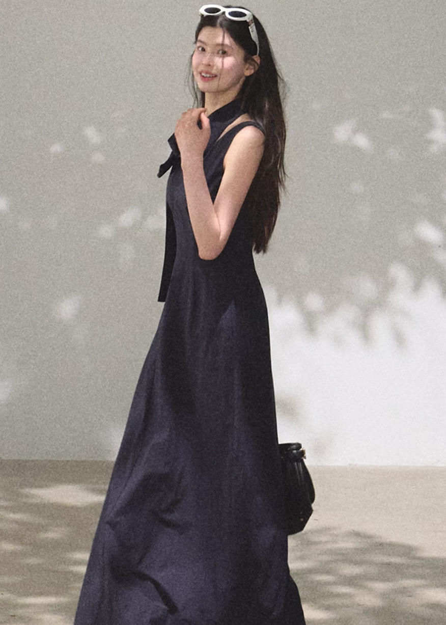 Soft Swing Collar Dress