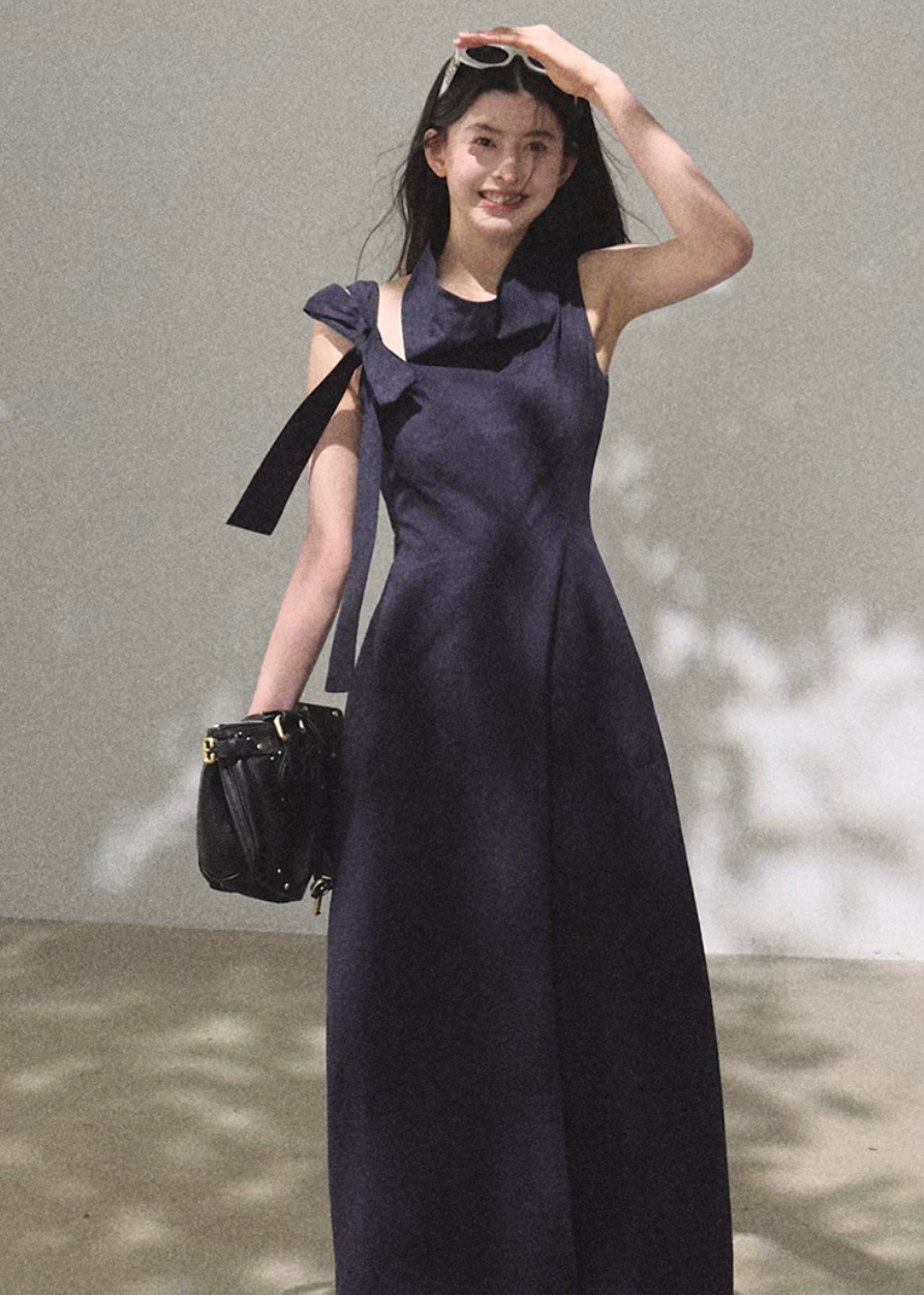 Soft Swing Collar Dress
