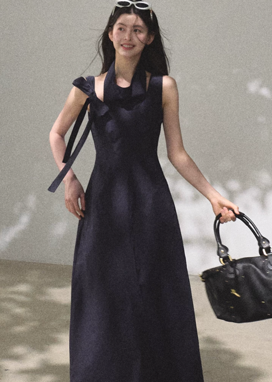 Soft Swing Collar Dress