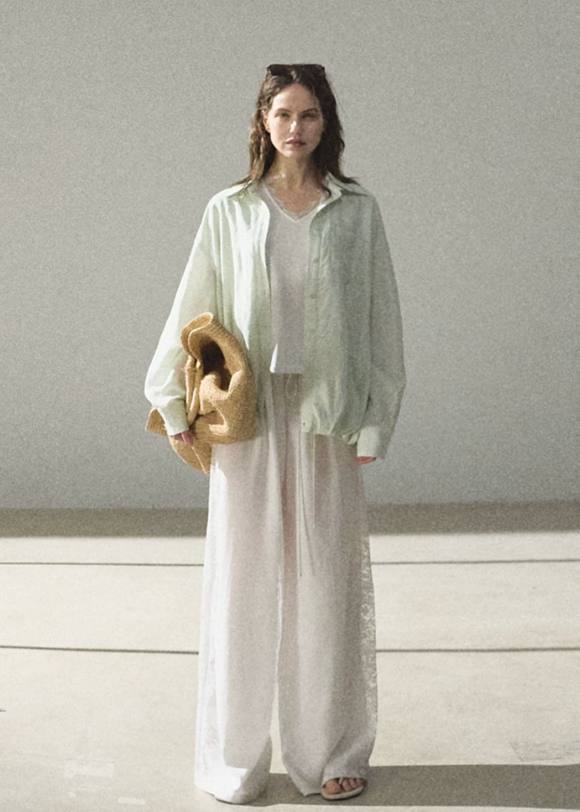 Hidden Bloom Lace Pants