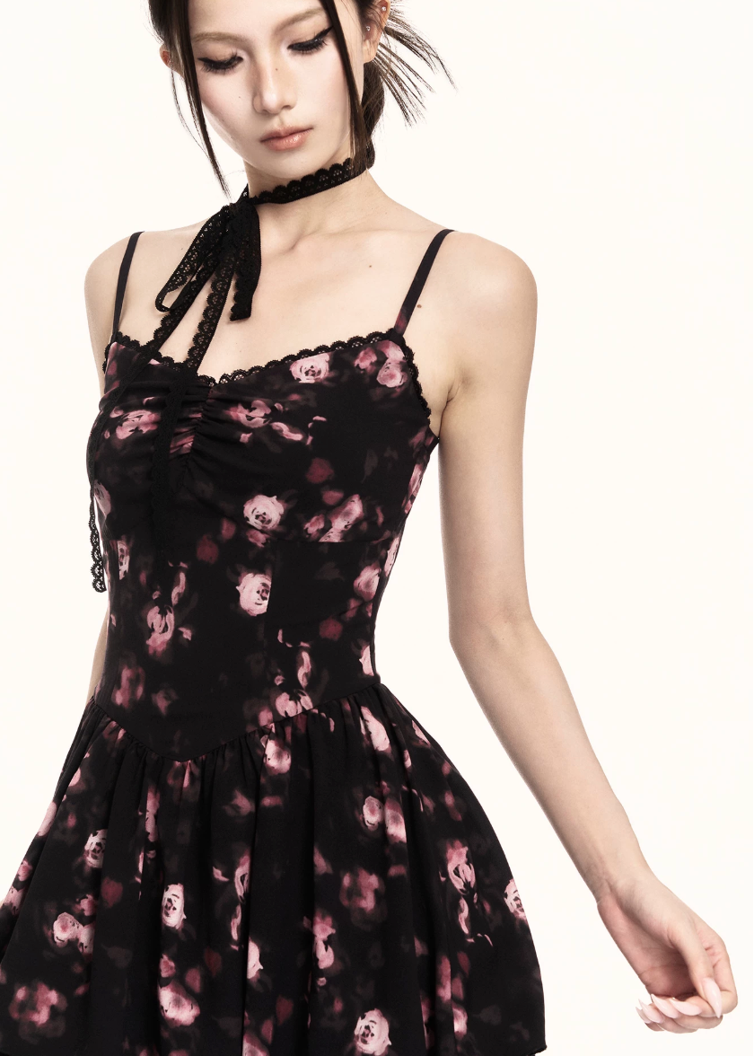 Tiered Floral Maxi Dress