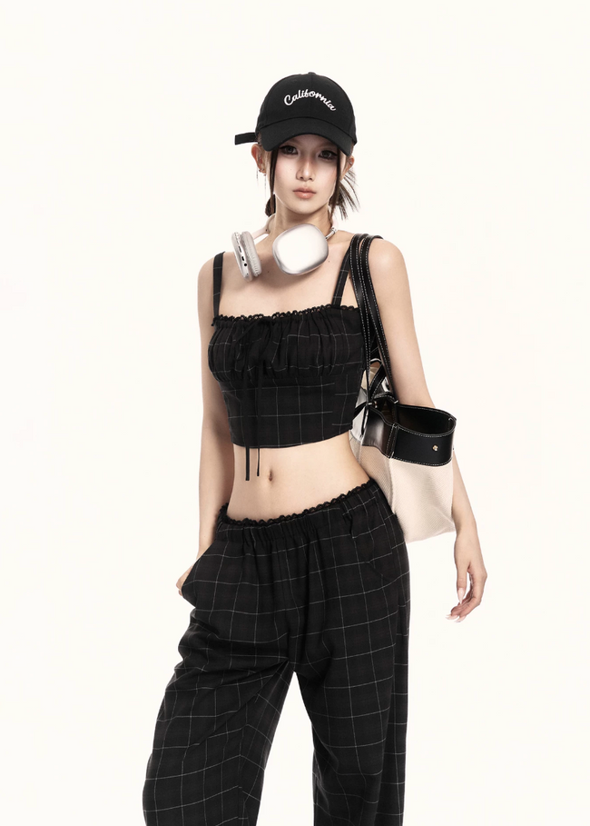 Precision Plaid Two-Piece Set Main Image