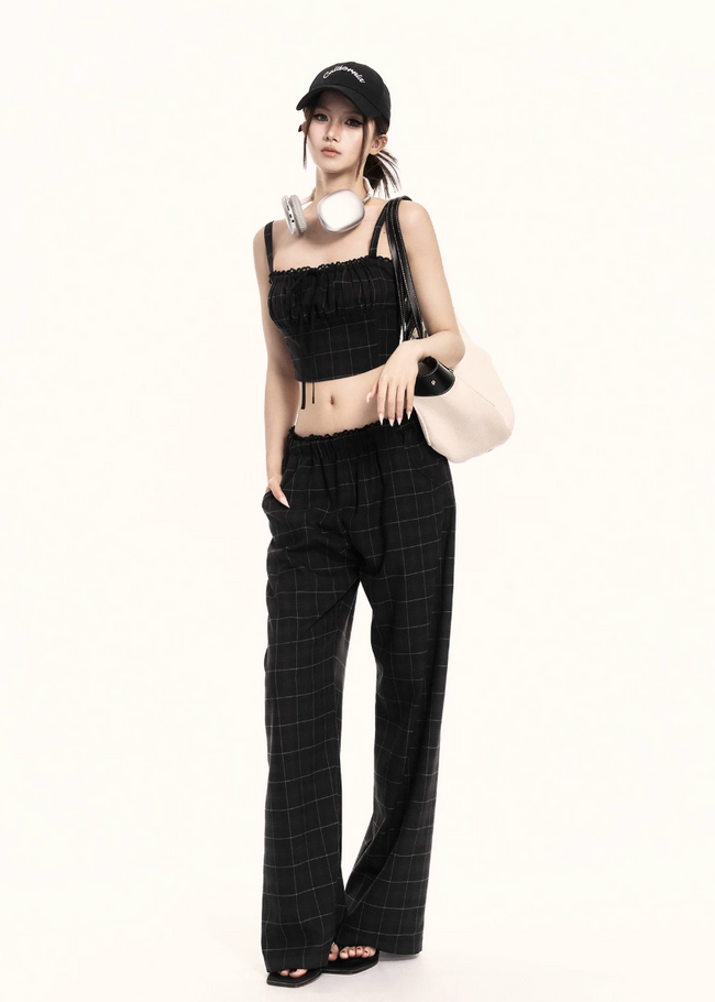 Precision Plaid Two-Piece Set Hover Image