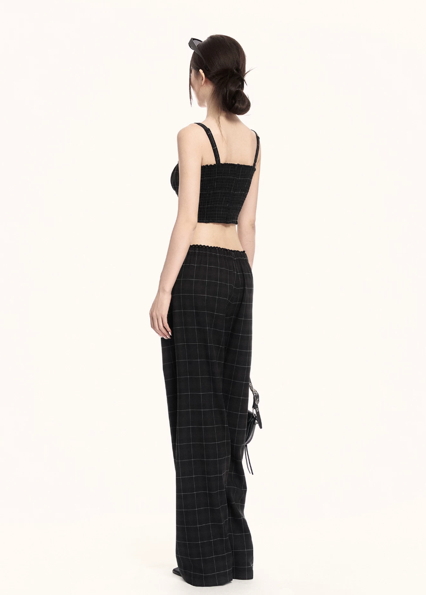 Precision Plaid Two-Piece Set
