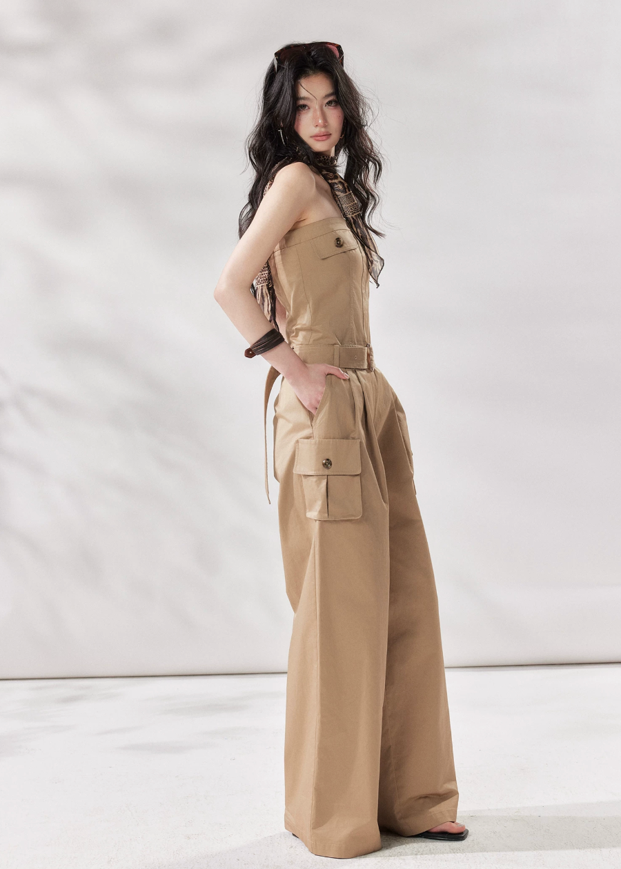 Desert Utility Bandeau Jumpsuit