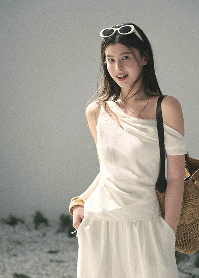 Cloud Drape Minimalist Two-Piece Set