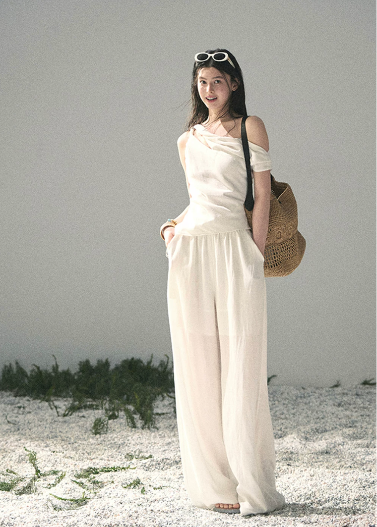Cloud Drape Minimalist Two-Piece Set