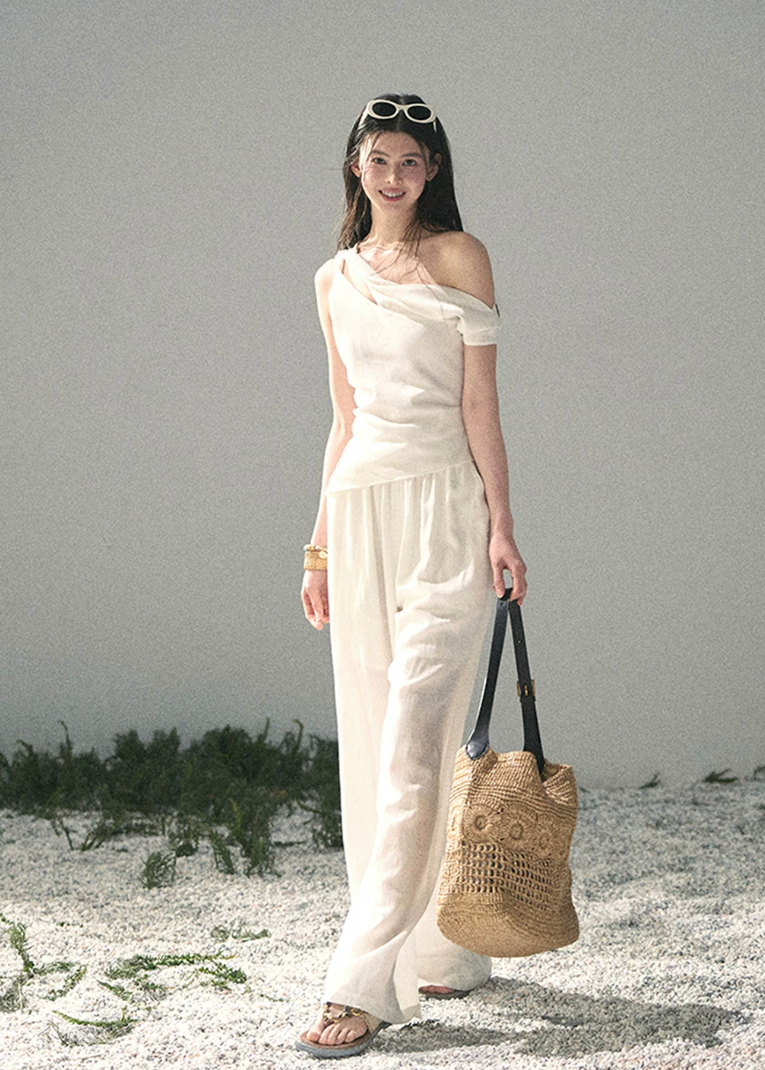 Cloud Drape Minimalist Two-Piece Set
