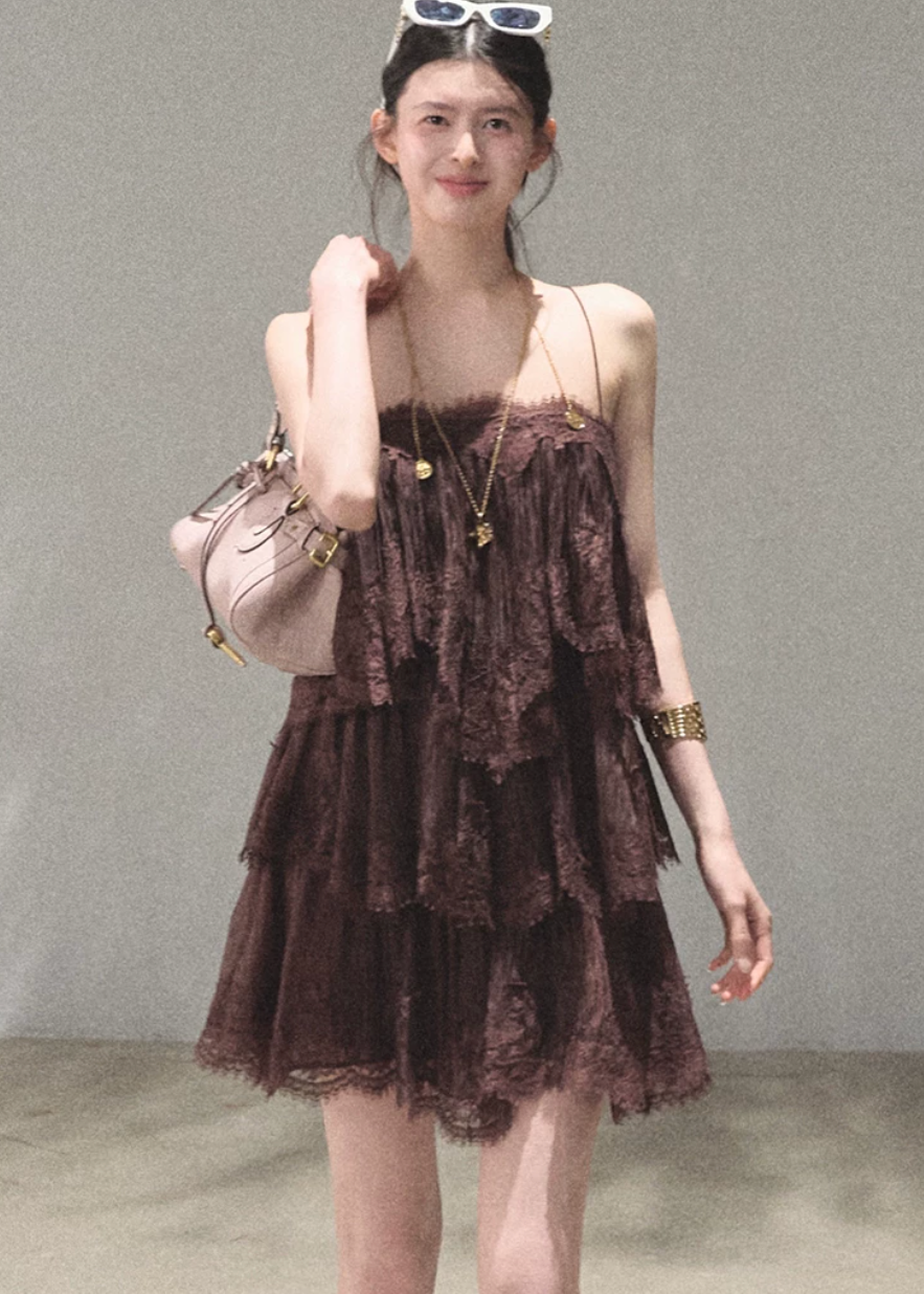 Heartbeat of the Tree Lace Tiered Dress