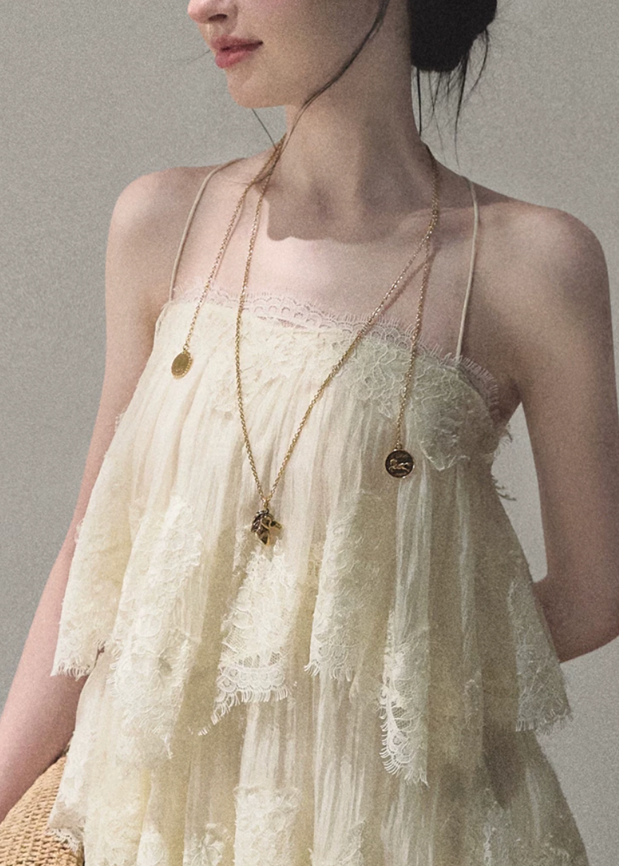 Heartbeat of the Tree Lace Tiered Dress