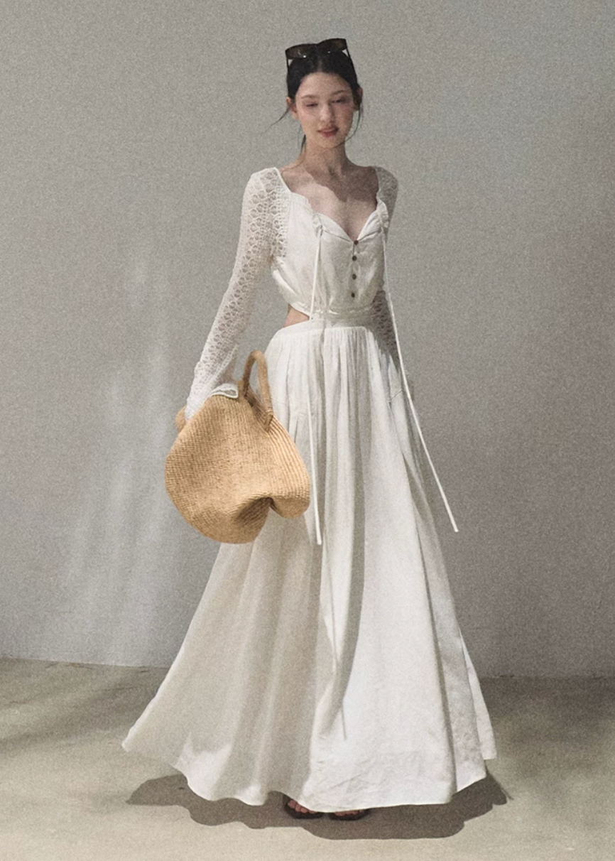 Thirteen Days in France Cut-Out Resort Dress