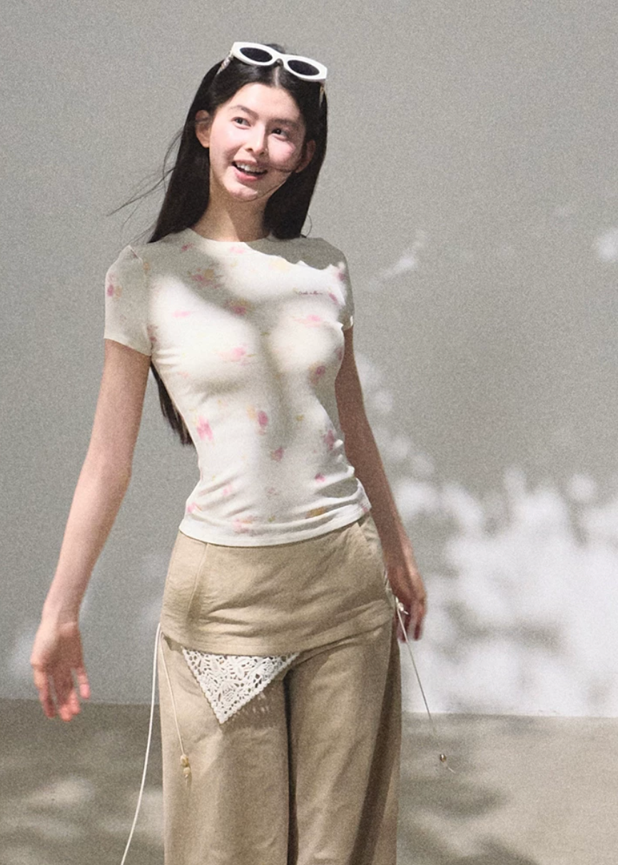 Earth Adventure Printed Slim T-Shirt