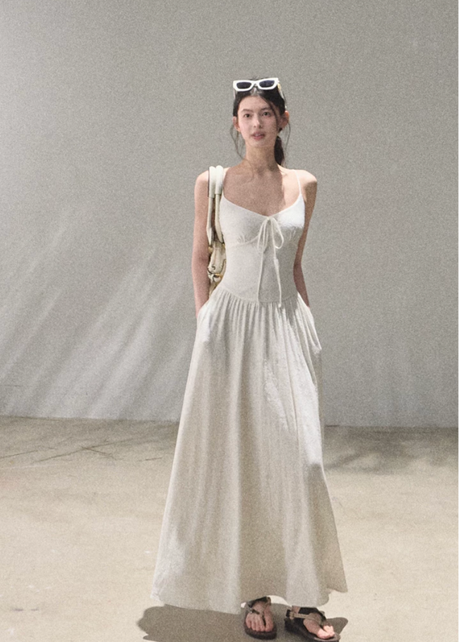 Passing Flower Shop Backless Dress Main Image