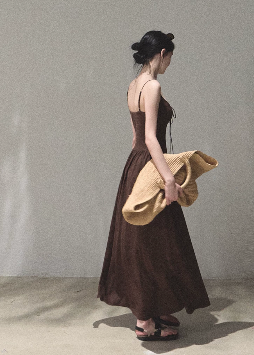 Passing Flower Shop Backless Dress