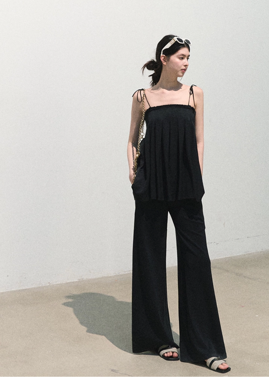 Carefree Traveler Modal Wide-Leg Pants