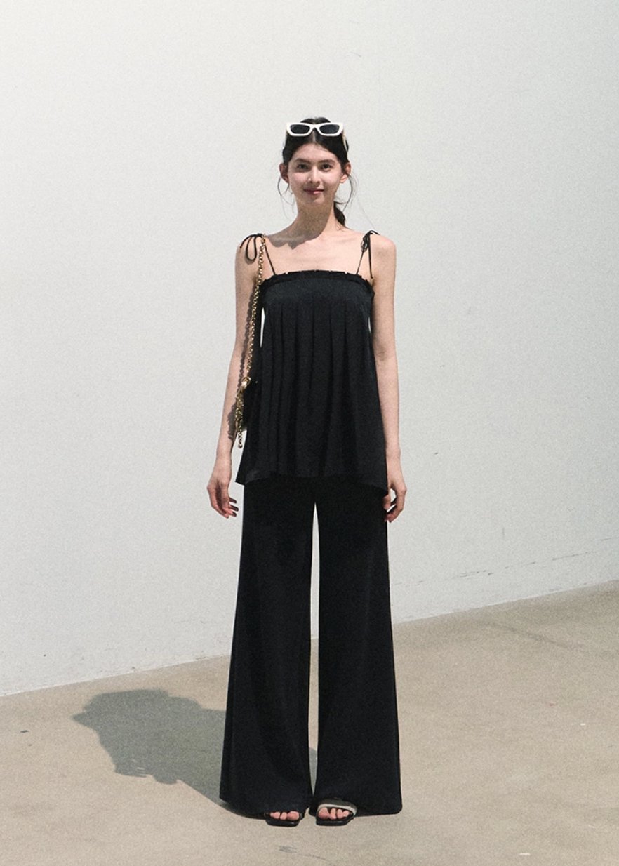 Carefree Traveler Modal Wide-Leg Pants