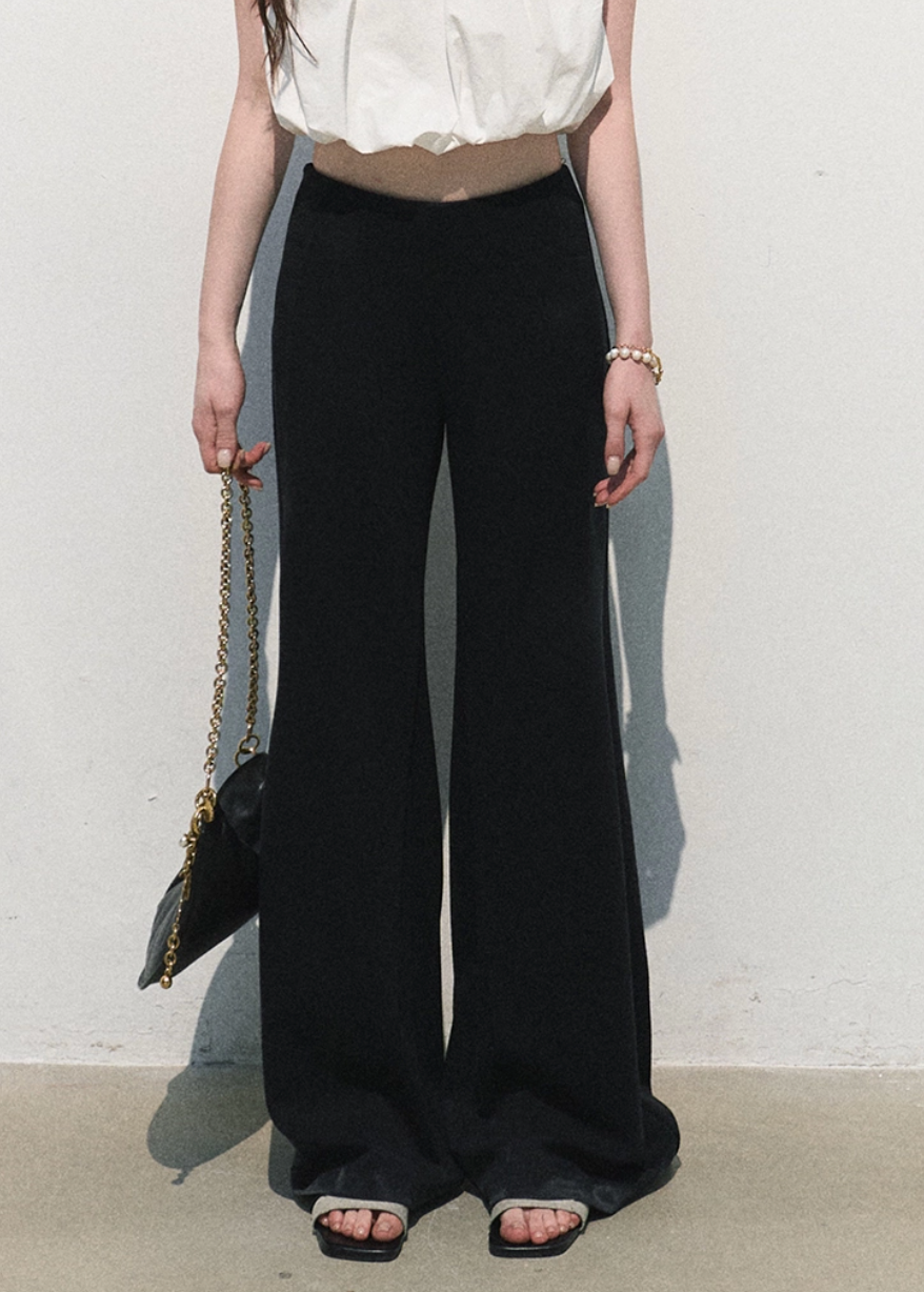 Carefree Traveler Modal Wide-Leg Pants