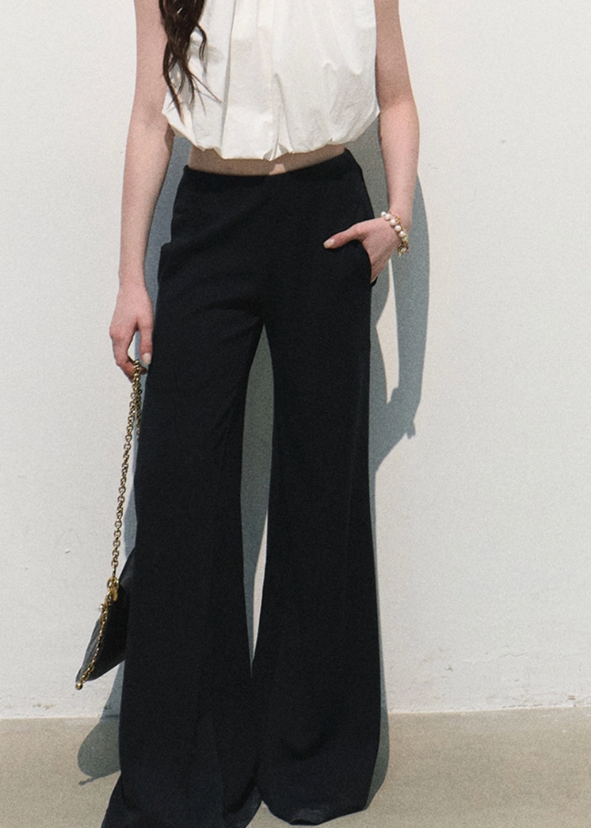 Carefree Traveler Modal Wide-Leg Pants Hover Image