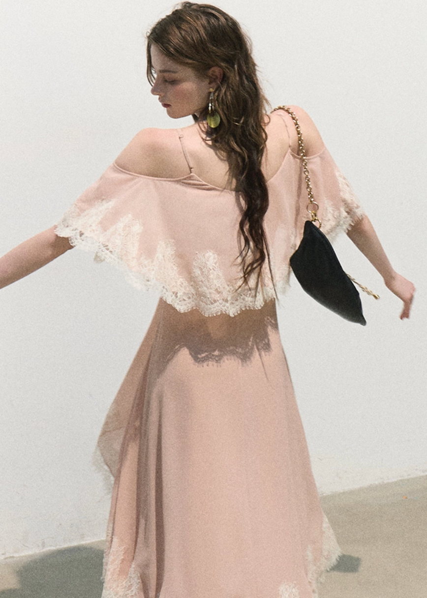 Always Collecting the World Lace Maxi Dress