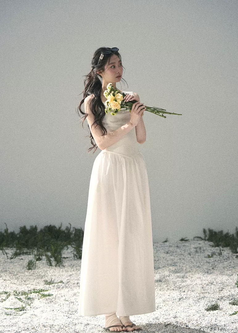 Moonlight Sonata Cotton Maxi Dress