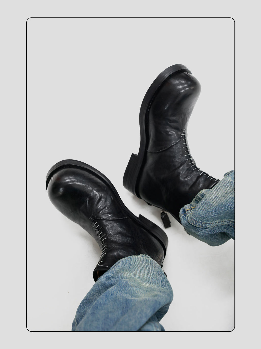 Line Design Chelsea Platform Boots