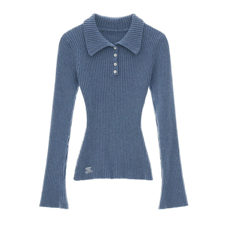 College style short sweater tops with fur pit short skirt pants