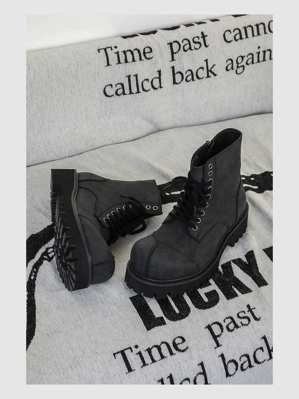 Deconstructed Thick-soled Martin Boots