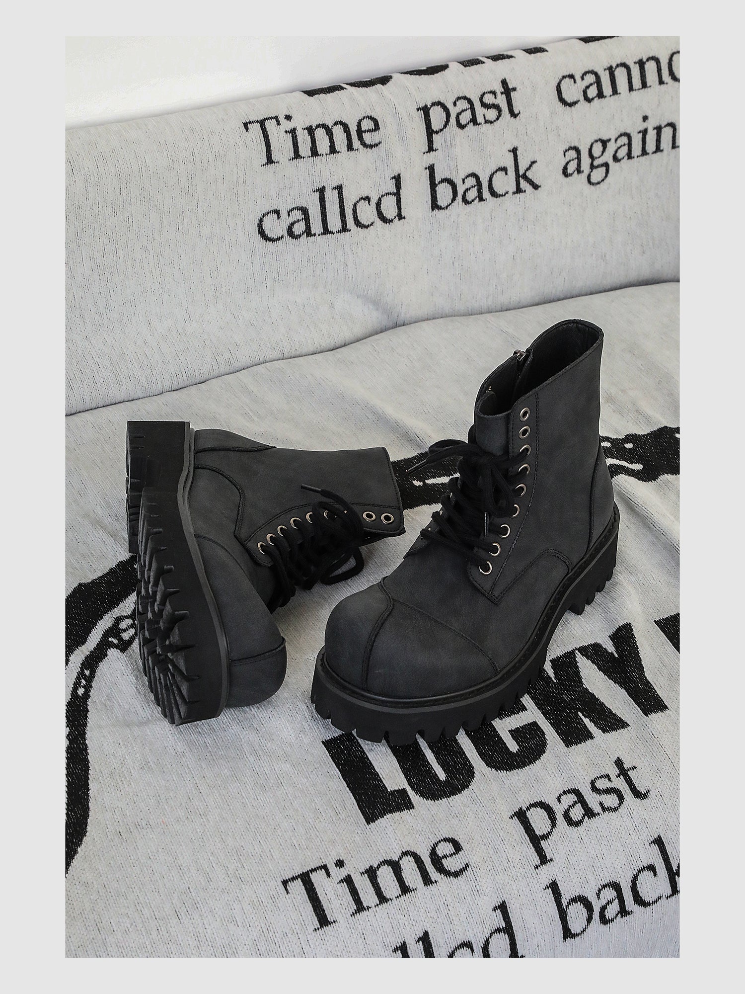 Deconstructed Thick-soled Martin Boots