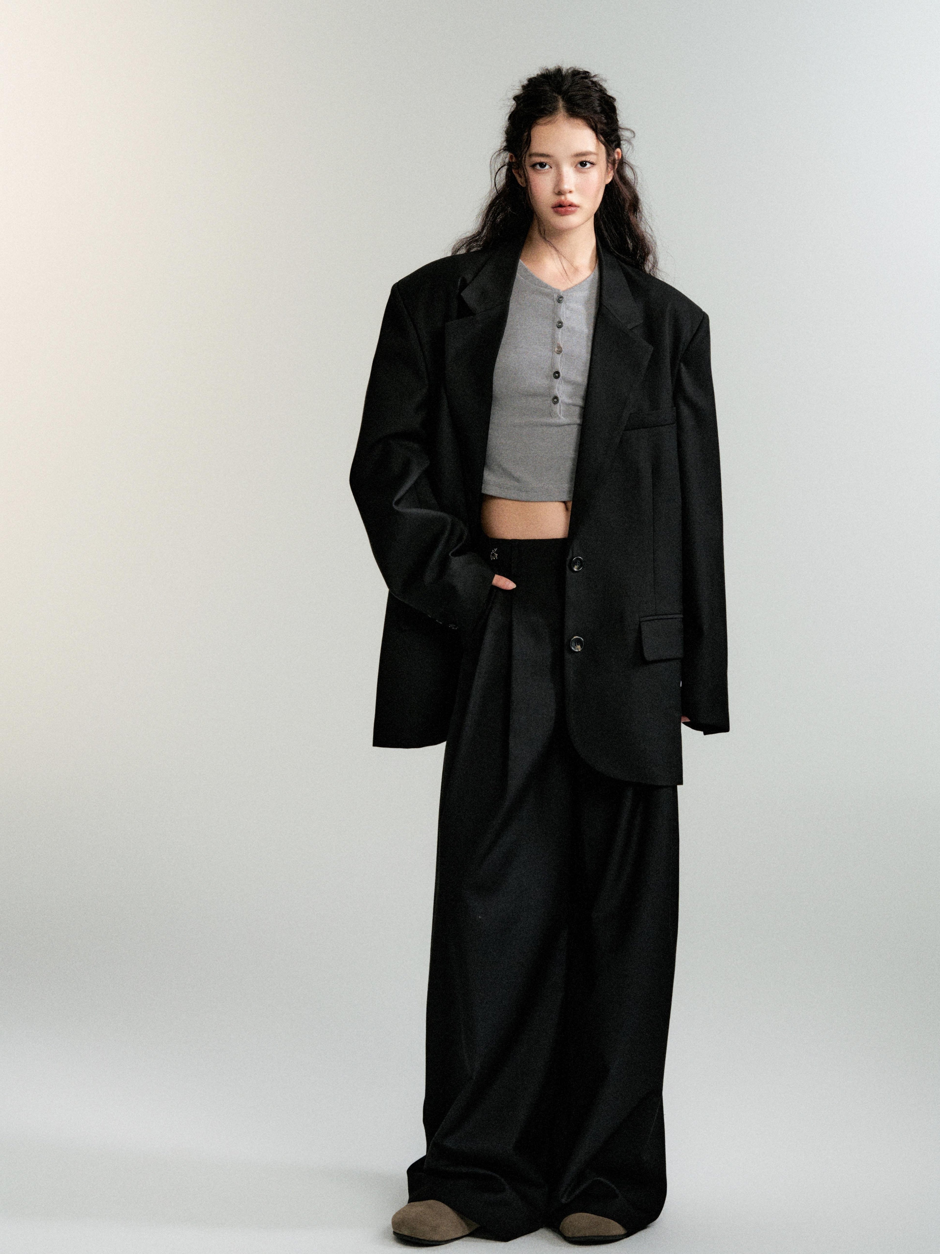 Old Money Shoulder Pad Suit Set