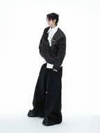 【25s Jan.】Shirt Mock Two Piece Stitching Sweater