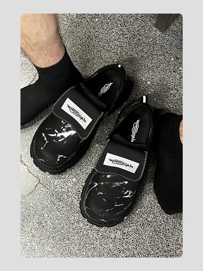 3D Printed Paint Derby Shoes Main Image