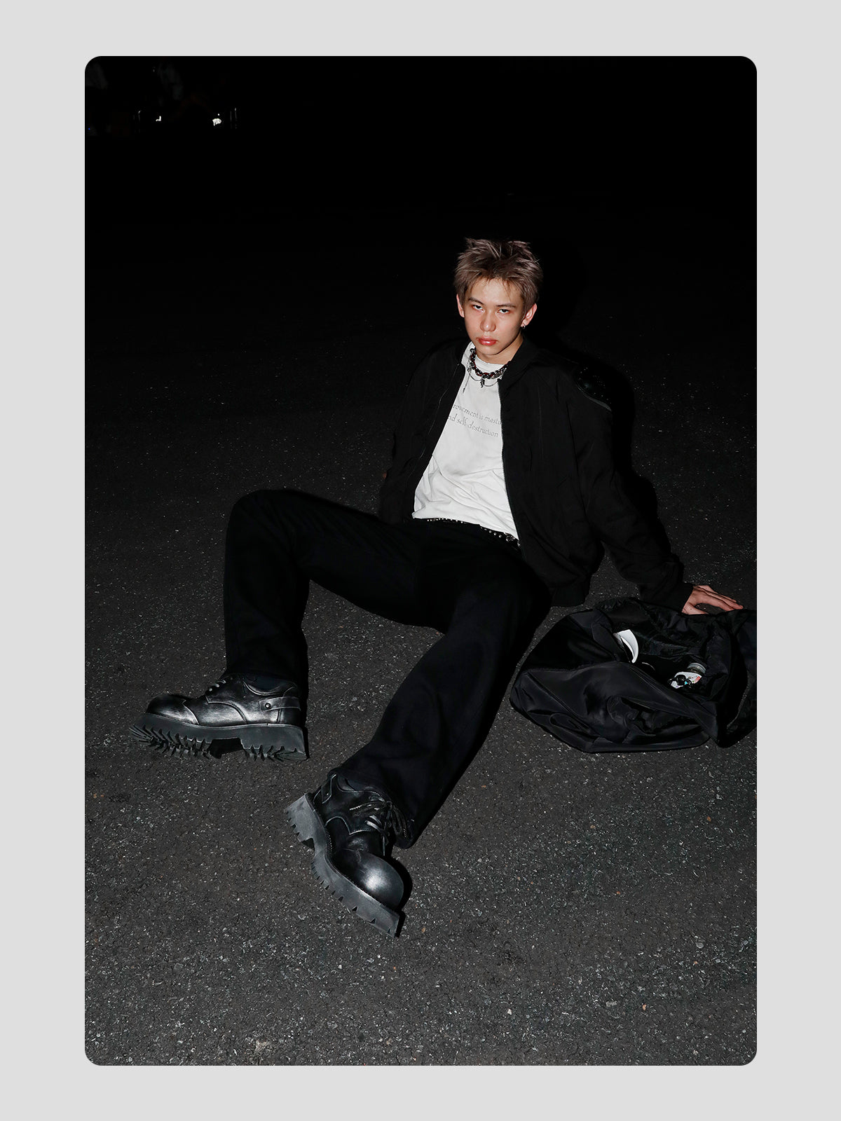 Polished Thick-soled Derby Shoes