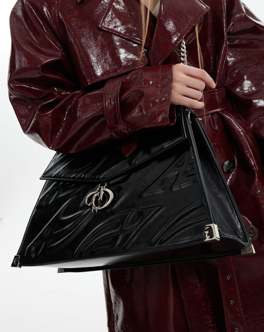 3D Relief Light Luxury Handbag Crossbody Bag