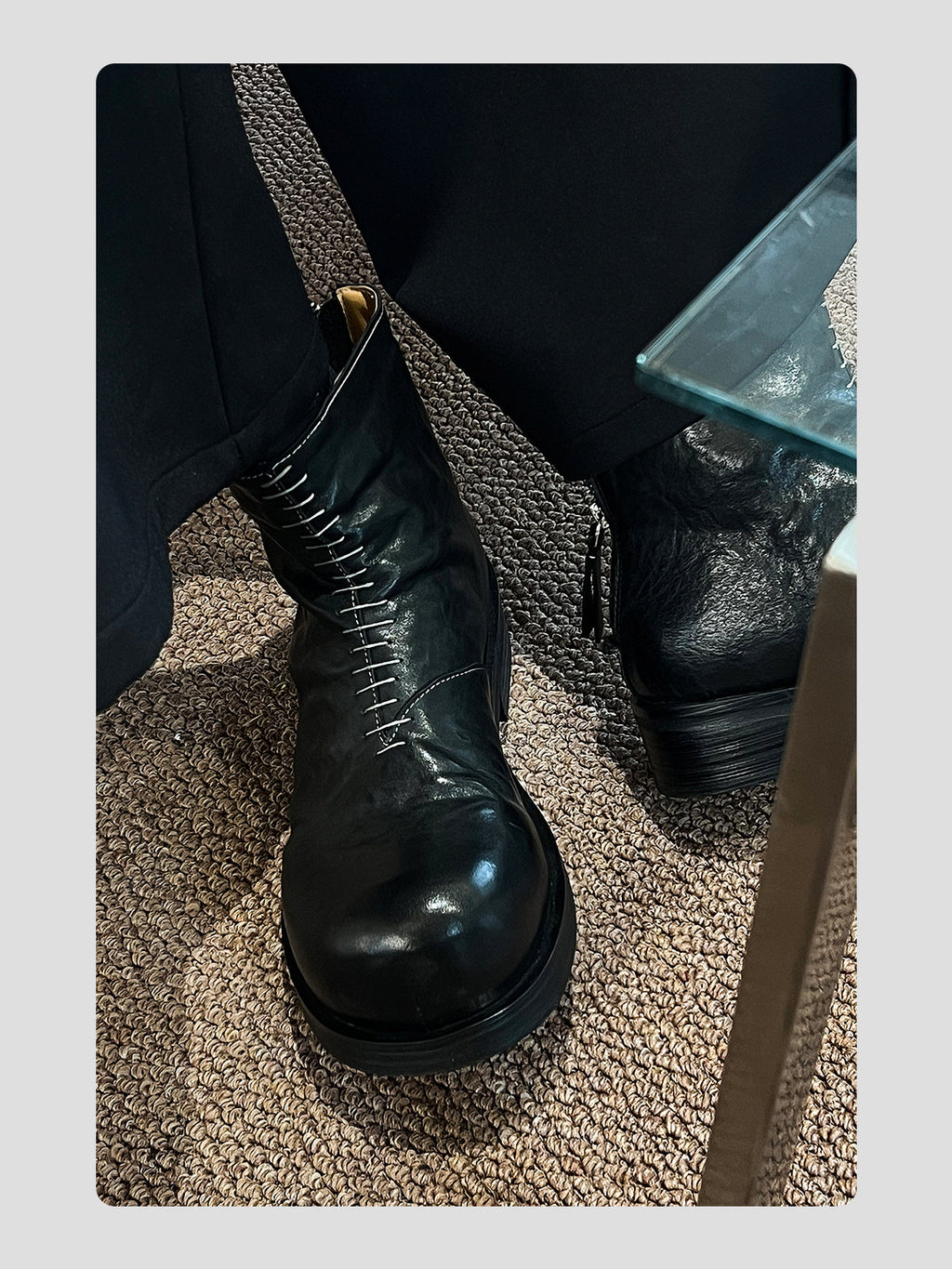 Line Design Chelsea Platform Boots