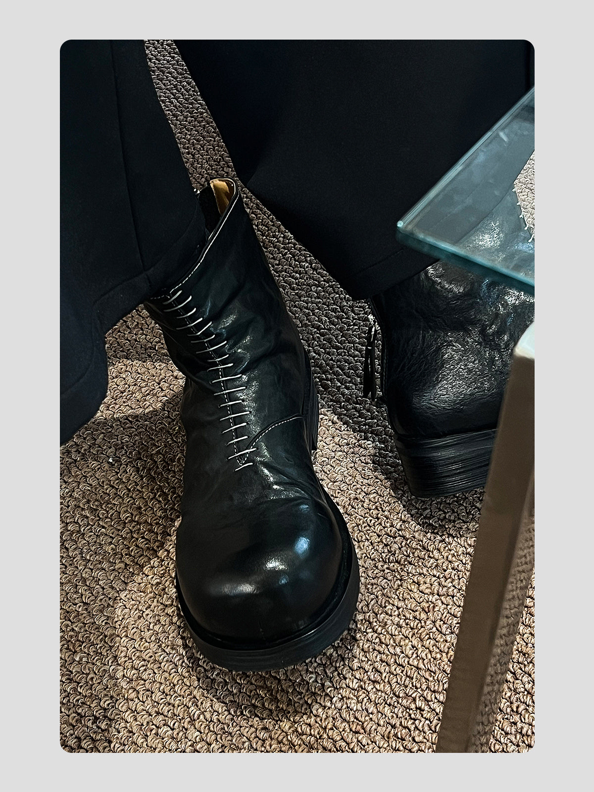 Line Design Chelsea Platform Boots