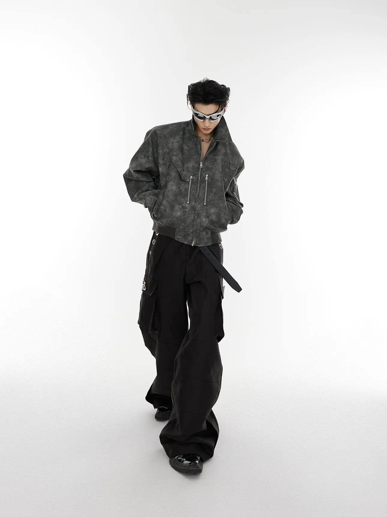 【23s August】Gradient Shoulder Pad Jacket