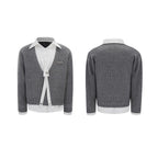 【25s Jan.】Shirt Mock Two Piece Stitching Sweater