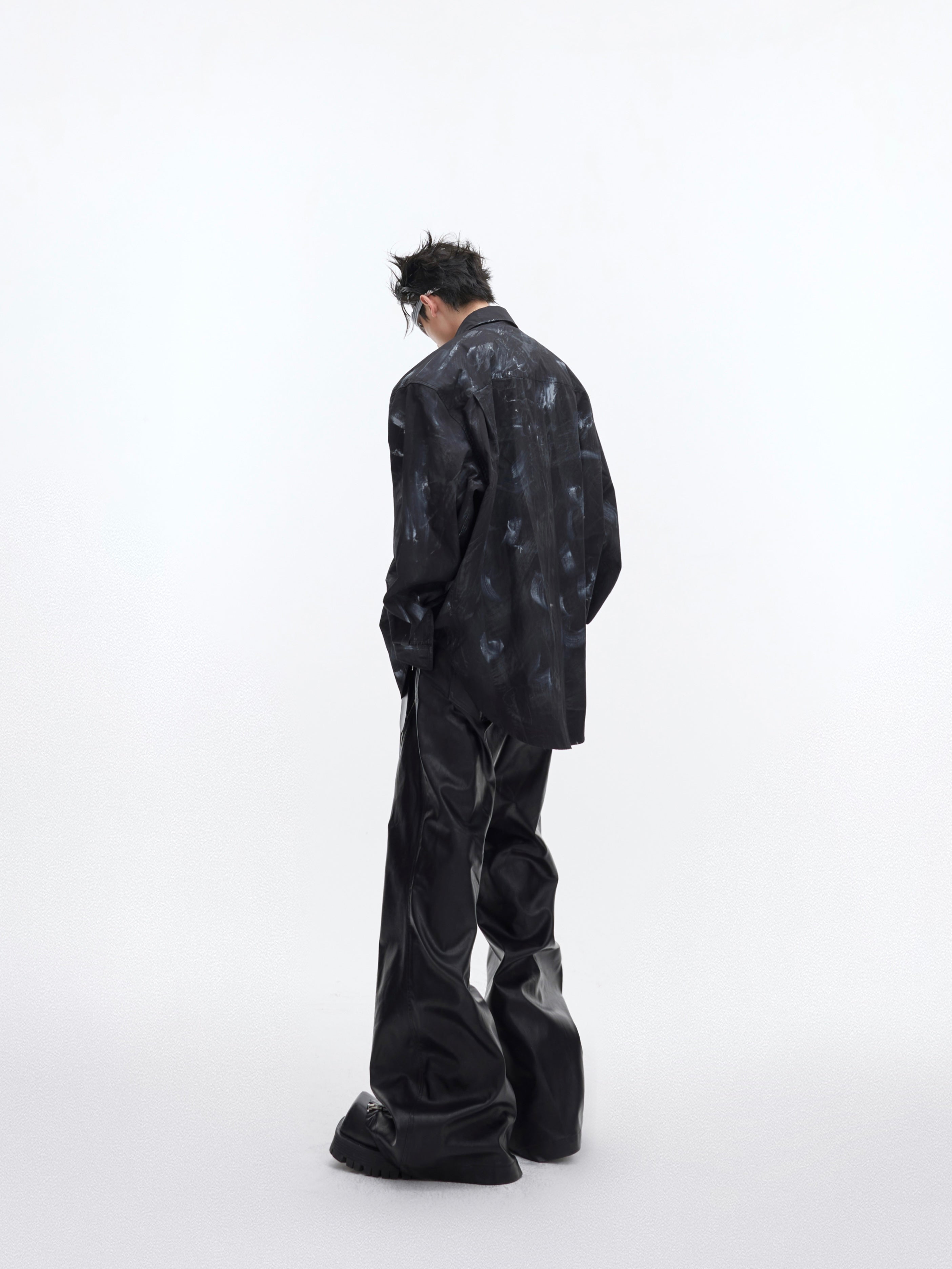 【24s January.】Heavy Brushed Hand Painted Design Shirt