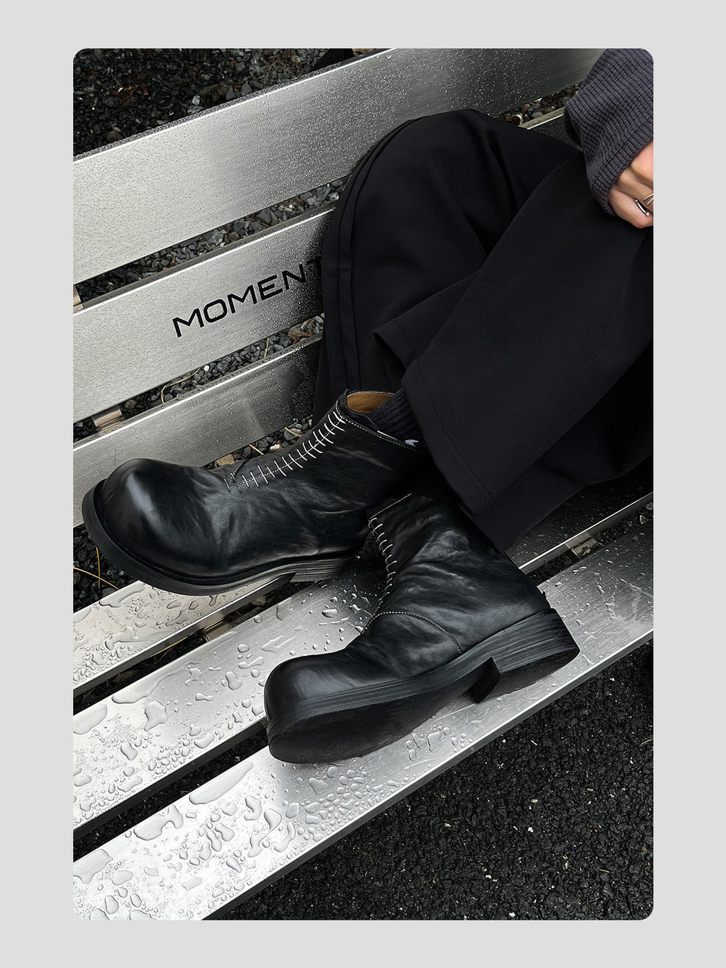Line Design Chelsea Platform Boots