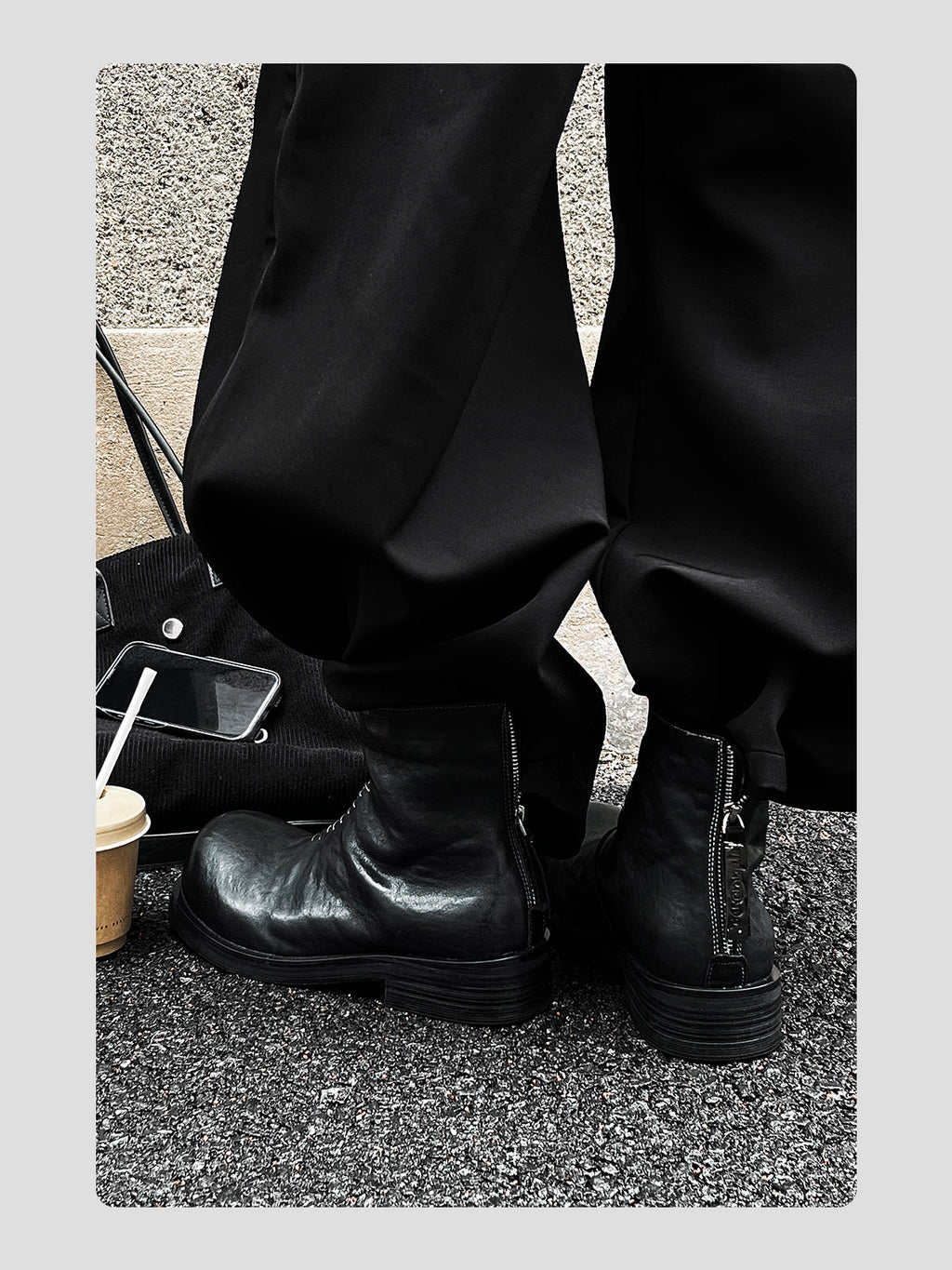 Line Design Chelsea Platform Boots