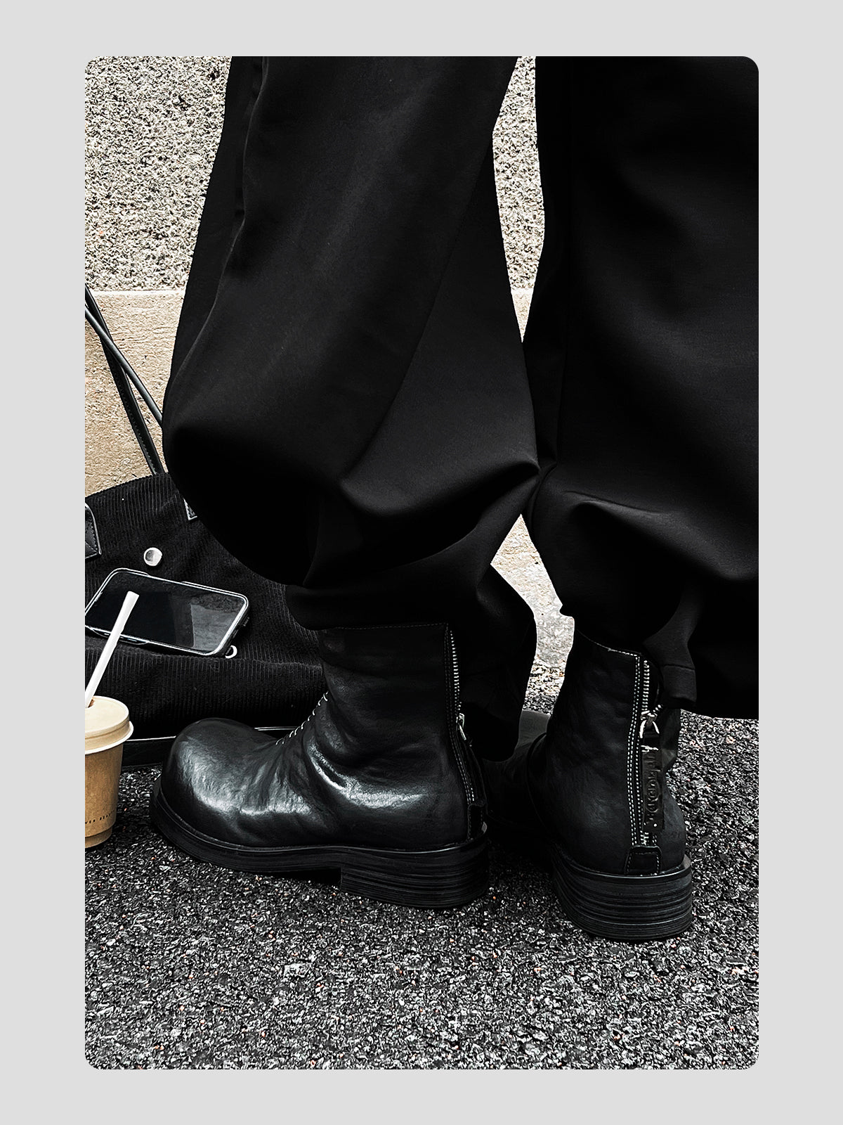 Line Design Chelsea Platform Boots