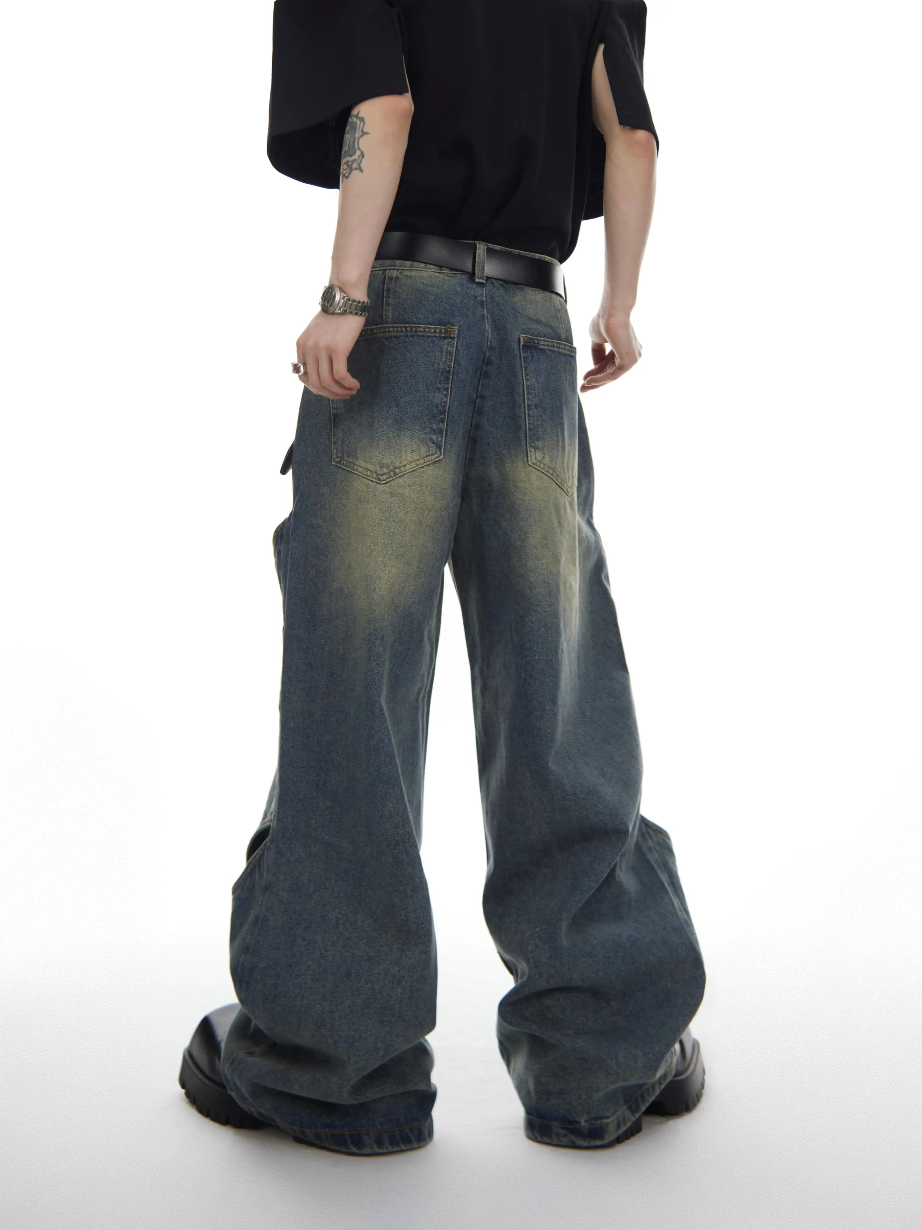 【25s Mar.】 Trendy Cutout Jeans
