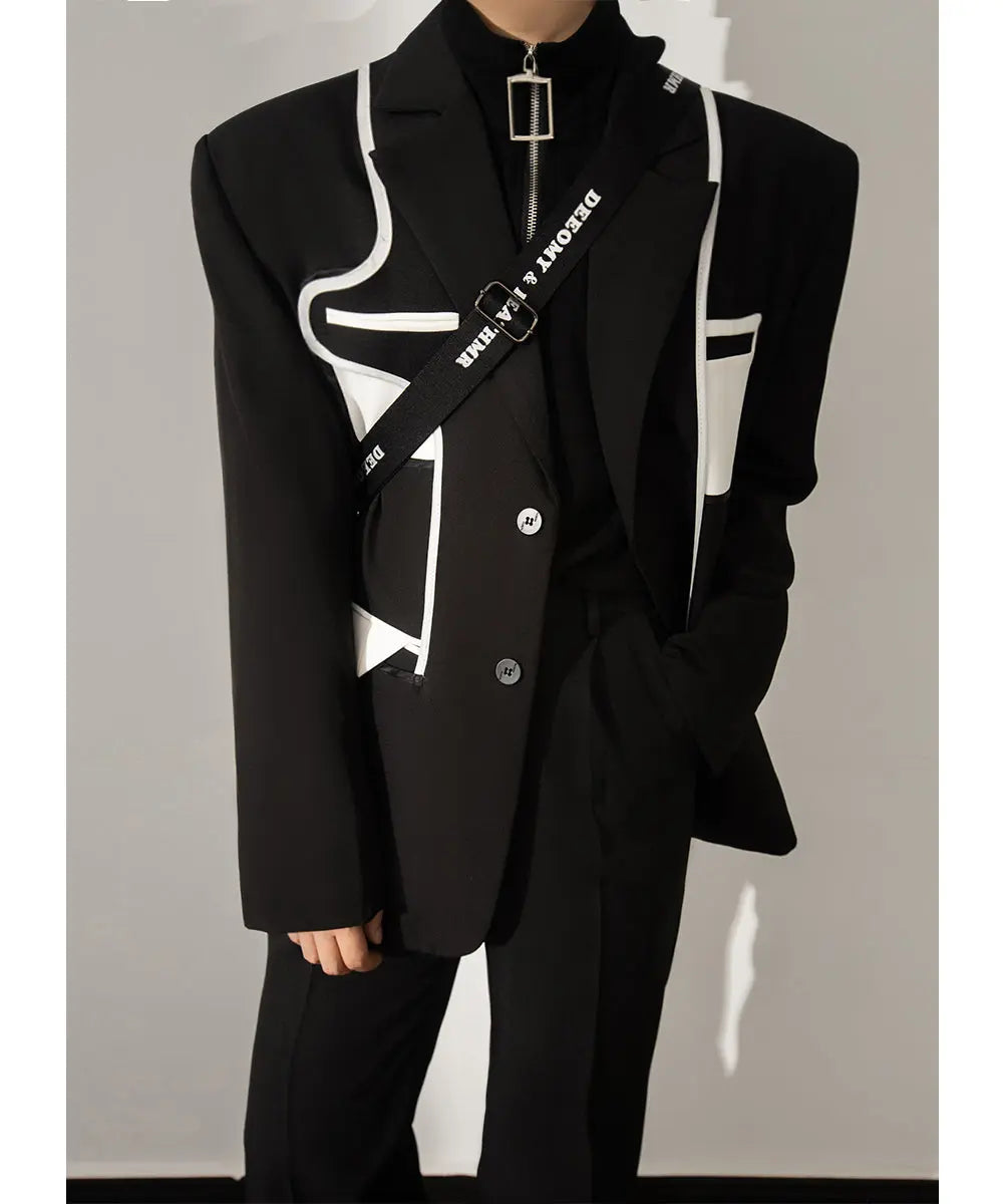 【23s August.】Stitching Casual Jacket